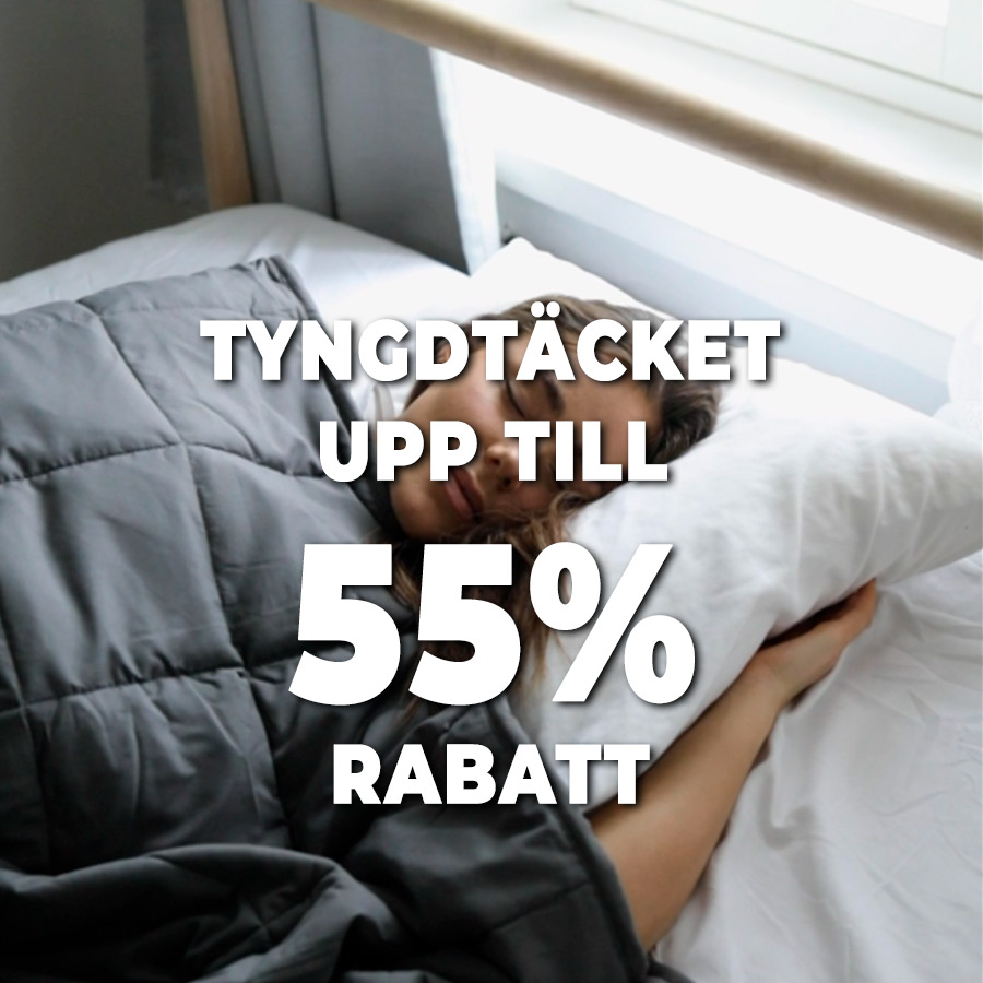 tyngdtäcke-Alla hjärtans dag-rea